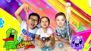 Альтуки и Саян Саида играют с Крутыми СЛАЙМАМИ ! Лучшие СЛАЙМЫ .