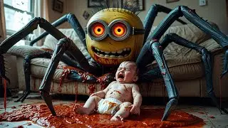 MINION.EXE 🔴🔴 Minion Spider Monster & Baby - Story of Transformation (Minions Parody) MiniYellow