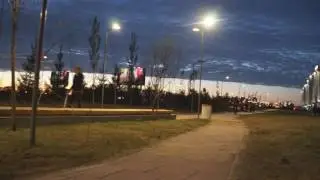 Светомузыка на улицах Астаны