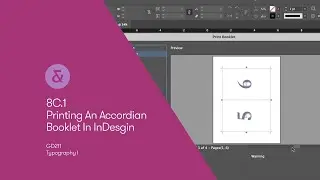 8C.1 — Printing an Accordion Booklet in InDesign