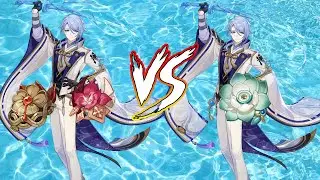2pc Heart of Depth +2 pc gladiator's finale Vs 4pc echoes offering | (C0 ayato) Jade cutter+200%CD