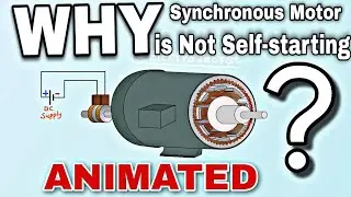 Why Synchronous Motor is not Self starting?