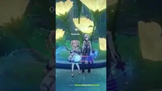 genshin color trend with my friend! #genshinimpact #genshin #shorts #trend #gaming #edit