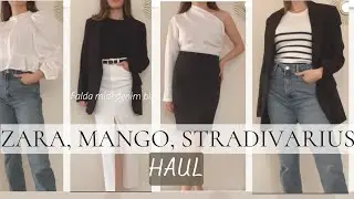 ZARA HAUL & TRY ON + MANGO + STRADIVARIUS + SFERA 🌷 BÁSICOS NUEVA COLECCIÓN Primavera 2023 🌷