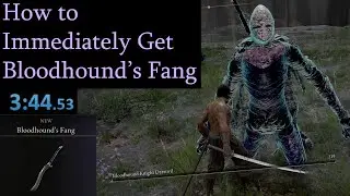 How To Immediately Get Bloodhound's Fang (3:45) - Elden Ring 2025 | #eldenring
