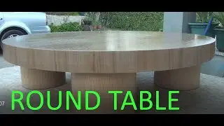 Giant Solid Table in natural OAK