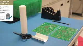 Verwendung von Thermotranferpapier zur Beurteilung der Flussmitteldurchdringung