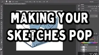 Tidy up your FILTHY sketches and make them POP