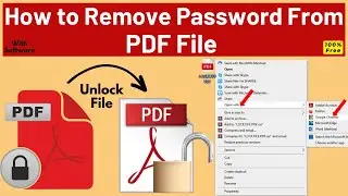 How to Remove Password From PDF File without Software l Unlock PDF File