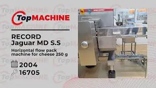 RECORD Jaguar MD S.S Cheese and butter - Horizontal flow pack machine used