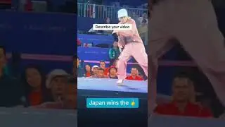 Japan's girl Ami Yuasa win the Paris 2024 olympics breakdancing B-girls