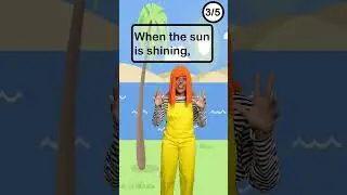 Interactive English Quiz Story: Sunny Day Weather Vocabulary