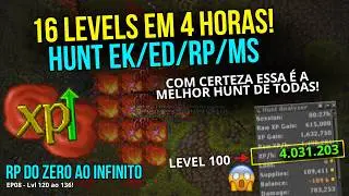 RUSH SEM FREIO! MELHOR HUNT EK/ED/MS/RP! Lava Lurker | RP DO ZERO AO INFINITO Lvl 120 ao 136 (EP08)