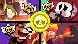 ALL ANIMATIONS OF THE LEGENDARY BRAWLERS FROM THE BRAWL STARS GAME