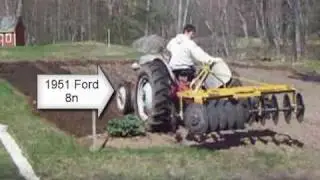 Disc Harrowing with the 51'  Ford 8n