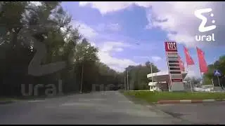 Porsche внука Росселя «летал» по Сибирскому тракту.