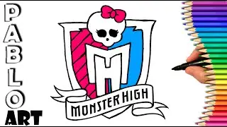 How to Draw Monster high logo | Learn to Draw  step by step