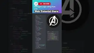 Avengers logo using only html css - 