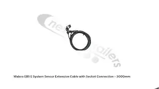 N1010948  Wabco EBS E System Sensor Extension Cable with Socket Connection - 3000mm