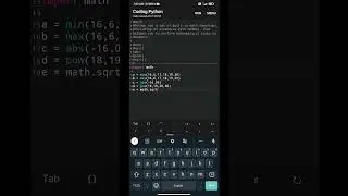 How to use math functions | how to find min or max number | mathmatics in python | python