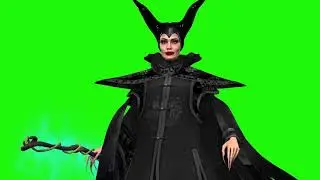 GREEN SCREEN 4K MALEFICENT CHROMA KEY VIDEO FREE LOOP ANIMATIONS