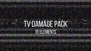 TV Damage Pack | Motion Graphics - Videohive template
