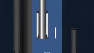 Falcon 1 + Falcon 9 + Starship Rocket Mix #sfs #shorts