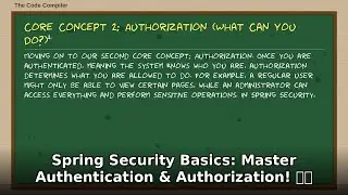 Master Spring Security Basics in Java: Authentication & Authorization Explained! 🛡️🔐