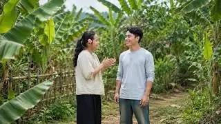 Ly Tieu Ca stays home to look after the children, while Hung goes to the market to sell fruit.