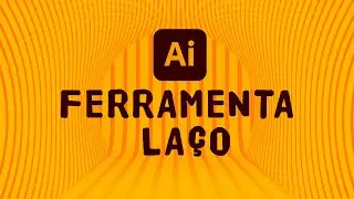 COMO USAR A FERRAMENTA LAÇO NO ADOBE ILLUSTRATOR #dicasrápidas