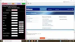 College Management System in  JAVA
