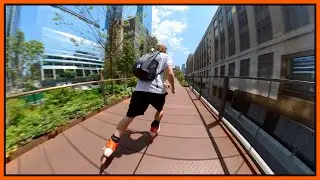 Skating The High Line NYC