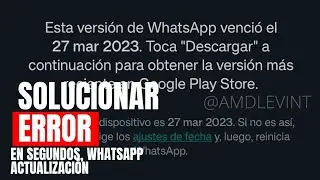 Cómo arreglar el error de actualización de WhatsApp en menos de un minuto.