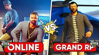 GTA 5 Online Vs GTA 5 Grand RP 😱 Which One Is Better?