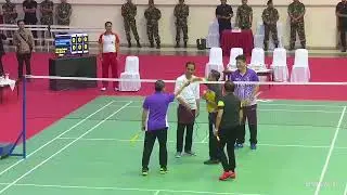 Jokowi Kalah Main Bulu Tangkis vs Sultan Brunei Darussalam