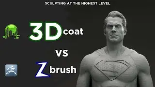3D coat vs Zbrush sculpting. which is better? 2023. Pt1