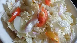 Sweet and Sour,and Super Crunchy Vegetables Salad
