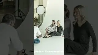 "Behind the scenes of photoshoots"