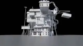 Hello Neighbor (Blender Fracture modifier)