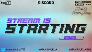 Stream starting screen for @Shukla7725 @amlit @nitzex