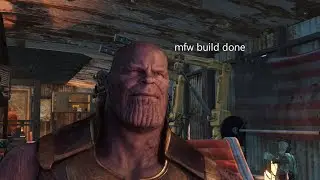 When you finish building a settlement in Fallout 4