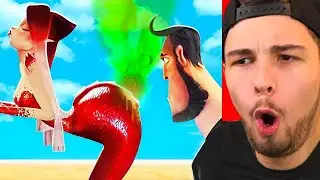 Ich REAGIERE auf die LUSTIGSTEN ANIMATIONEN !