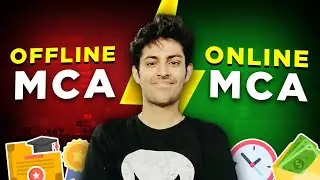 Online MCA vs Offline MCA 🔥 | Which One You Should Do? 🤔
