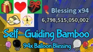 [WR] 94x BALLOON BLESSING Self-Guiding Bamboo Boost | Bee Swarm Simulator