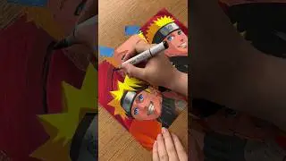 Drawing NARUTO 4 phases #naruto #narutouzumaki #narutoshippuden #uzumaki