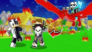 We Adopted Dragons in Minecraft!!