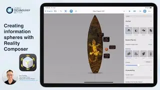 Creating information spheres with Reality Composer
