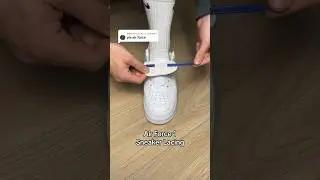 Nike Air Force 1 (Strapz Waxed Laces) Lacing Tutorial 🤩😮‍💨‼️ 