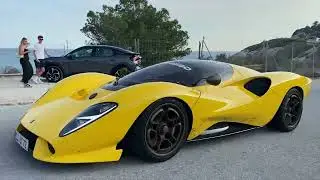 DeTomaso P72 ON THE ROAD (crazy burnout)