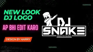 DJ LOGO  EDITING SIKHO |@design_by_harry  #video
